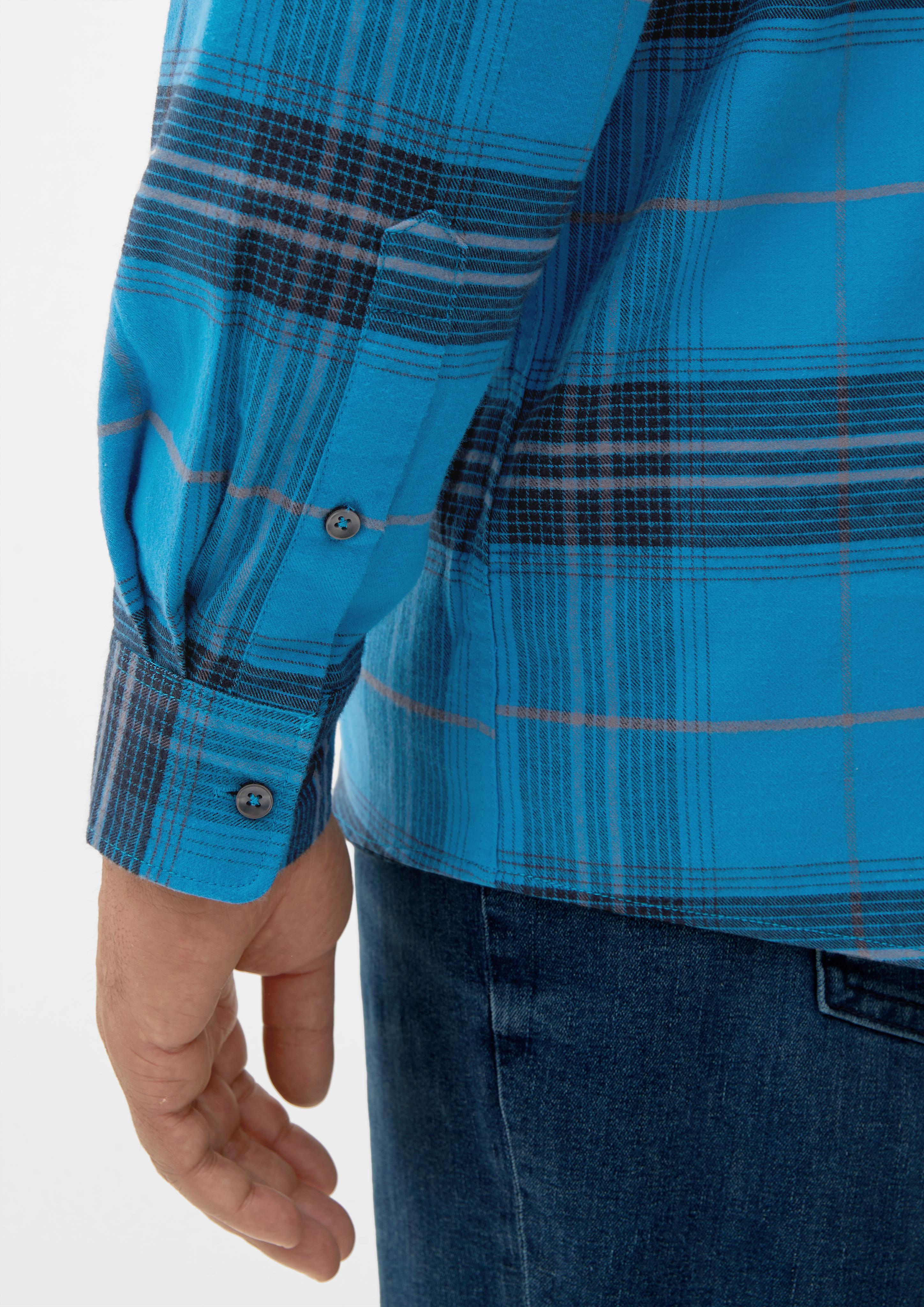 Regular: Karohemd aus Baumwollstretch  2128141-62N1