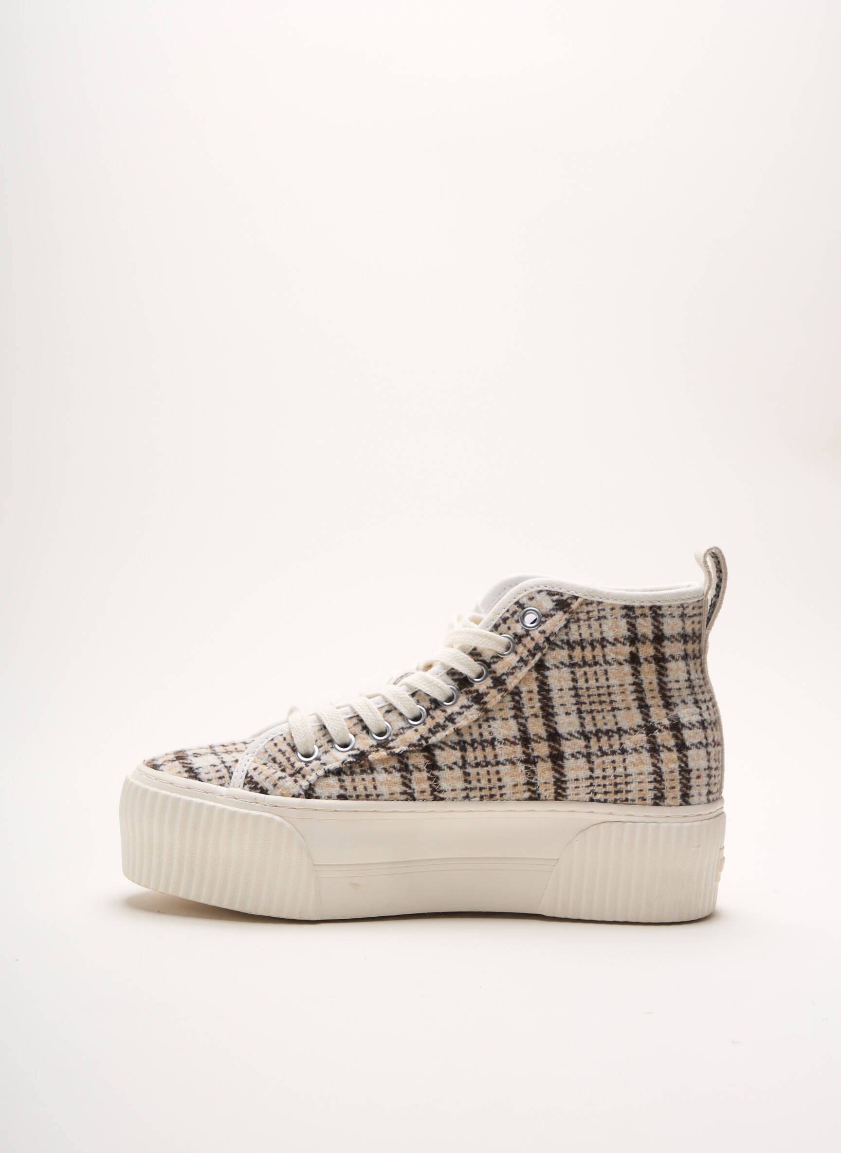 No Name Baskets Femme couleur beige