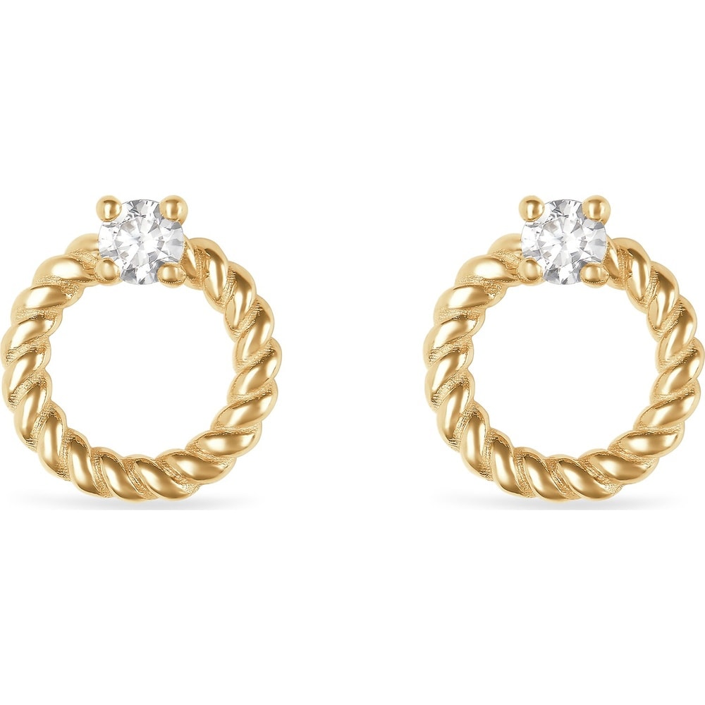 FAVS Boucles d'oreilles à fermoir à poussette 375 Or jaune Boucles d'oreilles