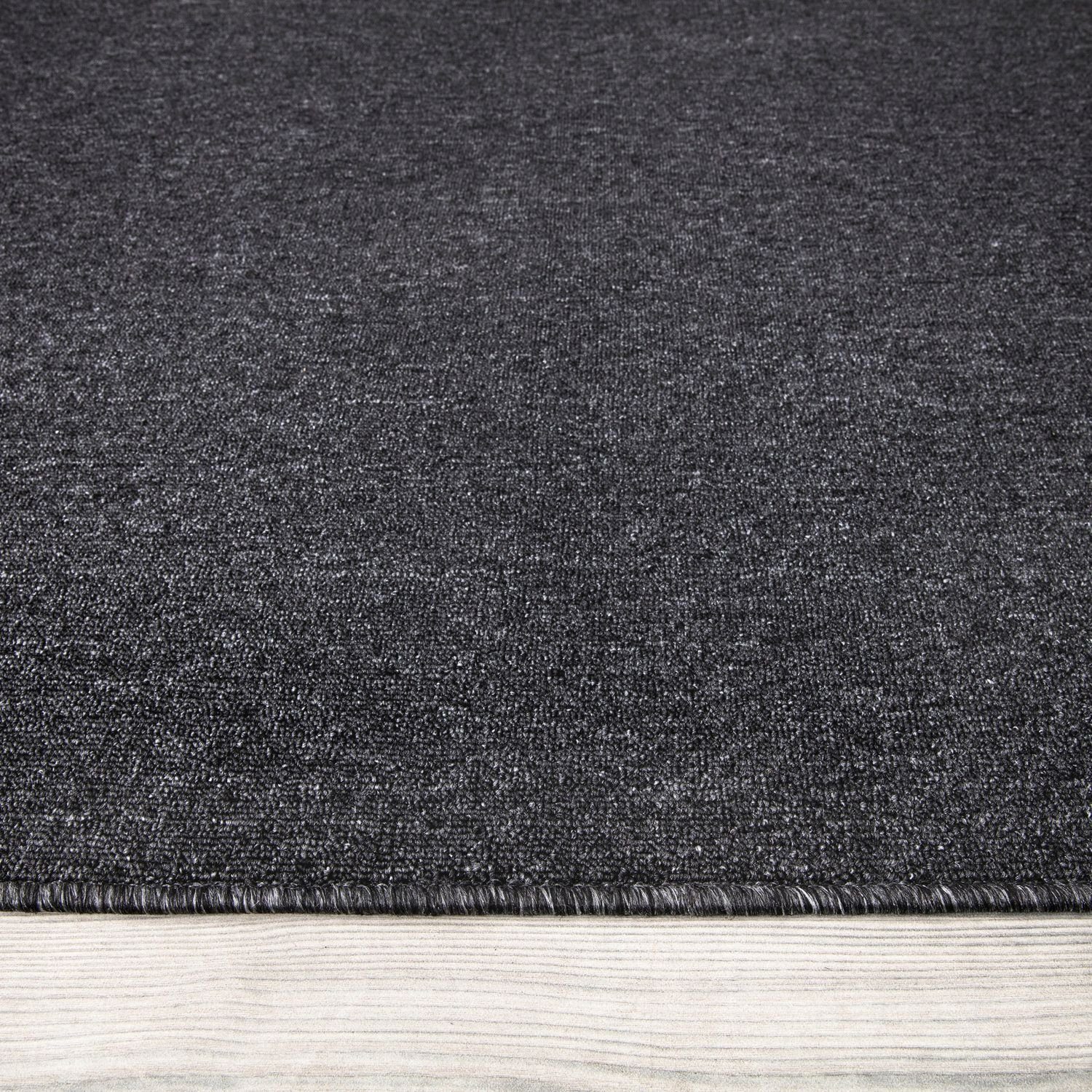 Teppich Waschbar Wohnzimmer Schlafzimmer Kurzflor Meliert, TT Home, eckig, Höhe: 8 mm