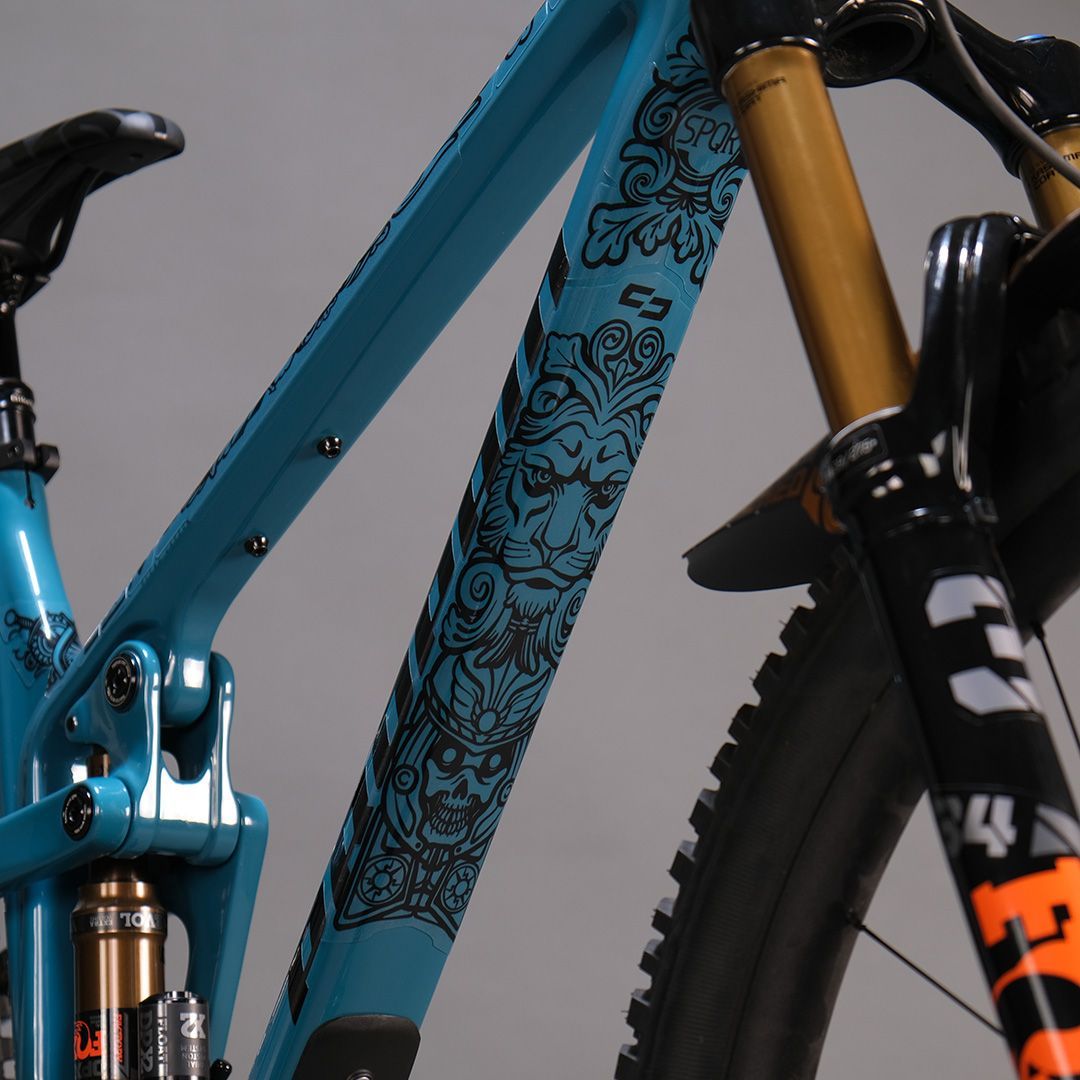 Unleazhed Unscratch Frame Rahmenschutzfolie - Empire Black Glossy kaufen | Bike-Discount