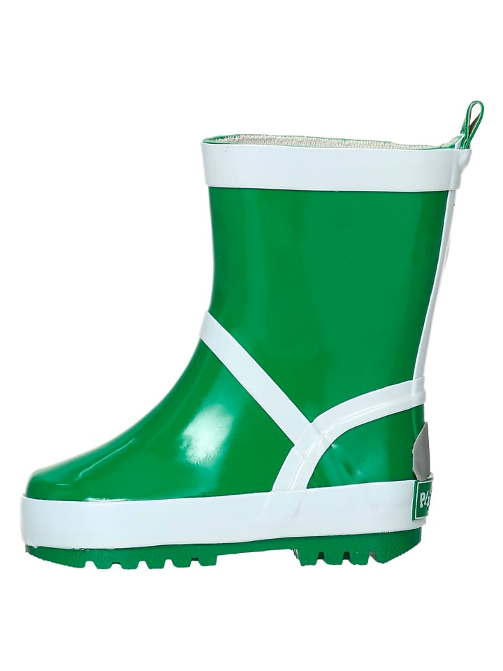 Playshoes Gummistiefel uni in Grün günstig kaufen