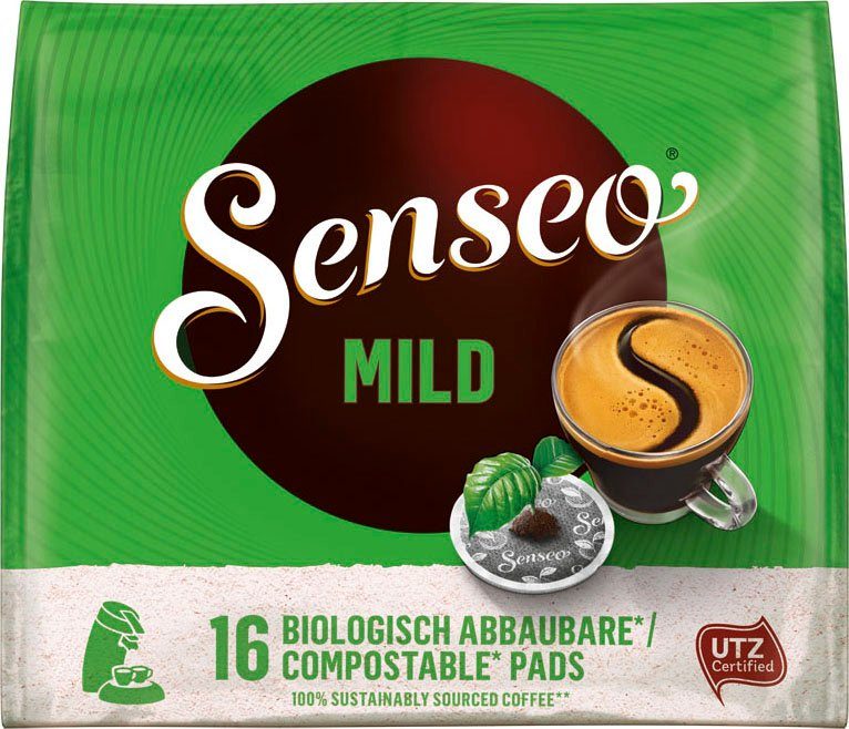 Philips Senseo Kaffeepadmaschine Select CSA240/30, aus 21% recyceltem Plastik, +3 Kaffeespezialitäten, Memo-Funktion, inkl. Gratis-Zugaben im Wert von € 14,- UVP