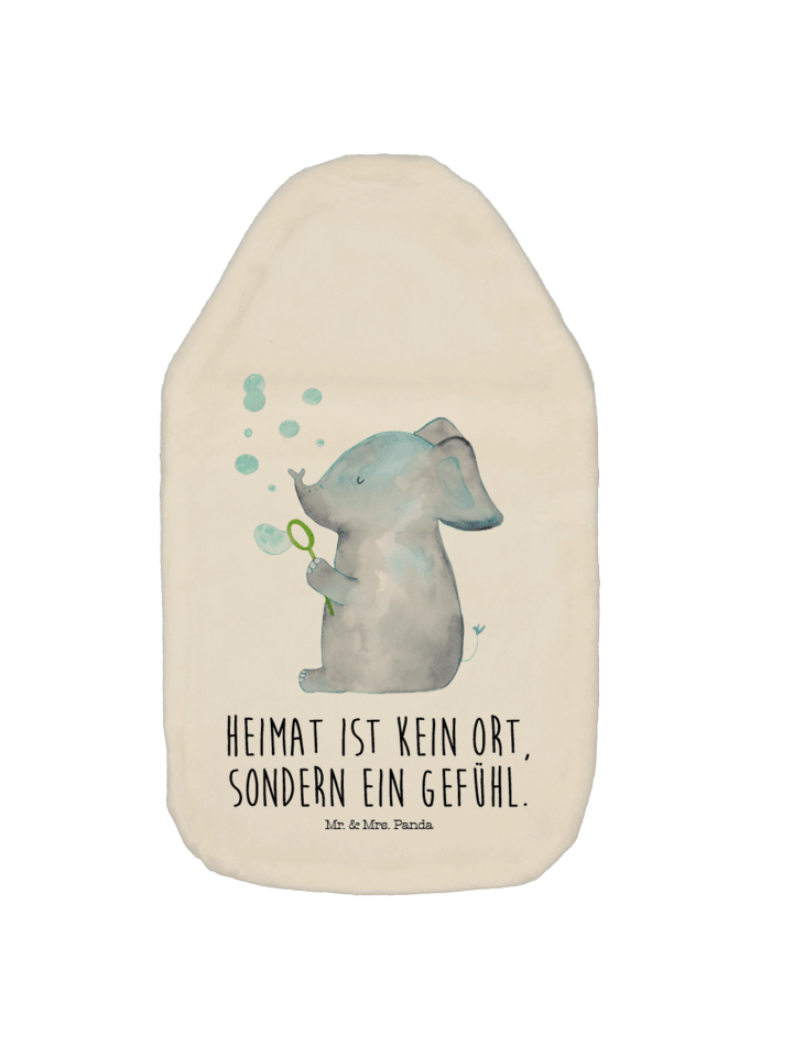 Mr. & Mrs. Panda Wärmflasche Elefant Seifenblasen mit Spruch in Weiß günstig kaufen onesize