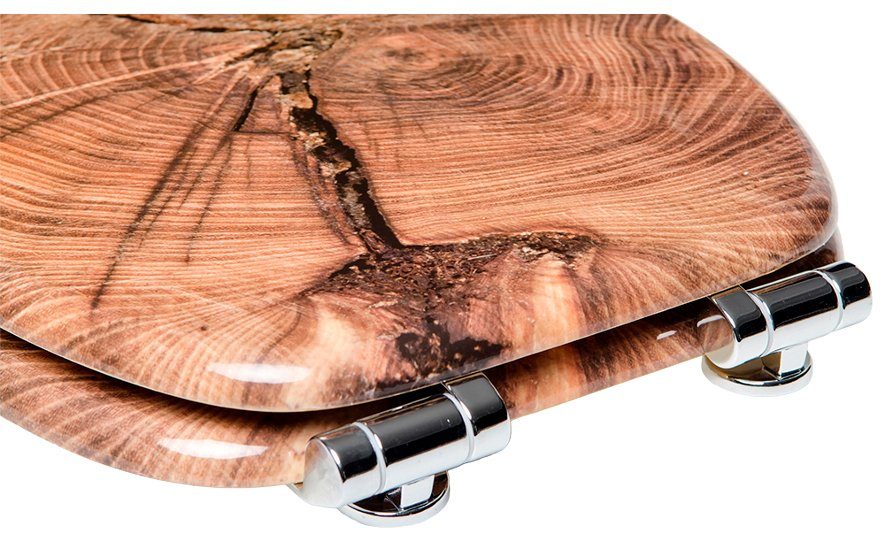 Sanilo WC-Sitz Old Tree, mit Absenkautomatik