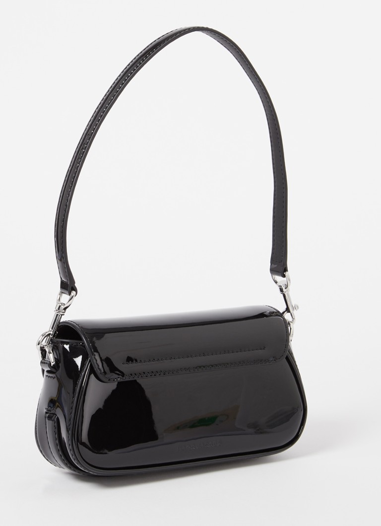 Marc Jacobs Patent Leather Shoulder Bag with Detachable Shoulder Strap