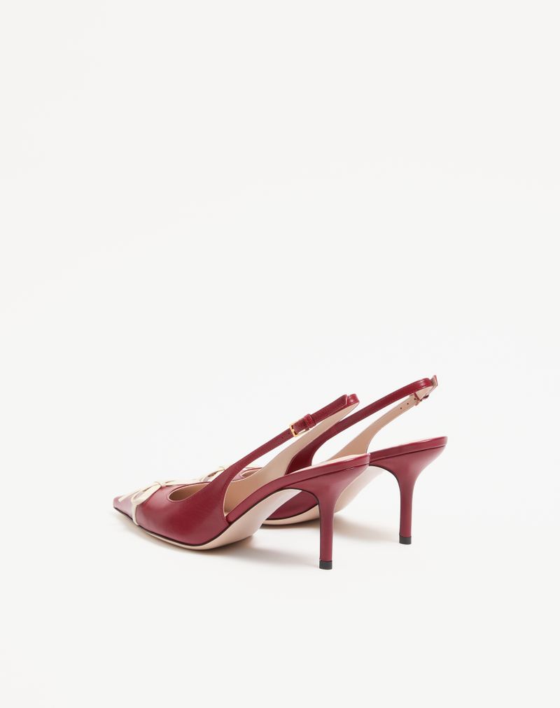 Bepointy 80mm slingback-pumps i laklæder og børnestil