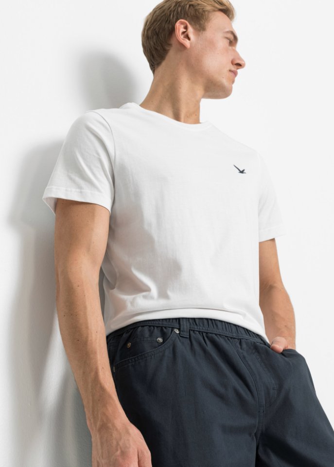 Regular Fit Schlupfhose, Straight (2er Pack)