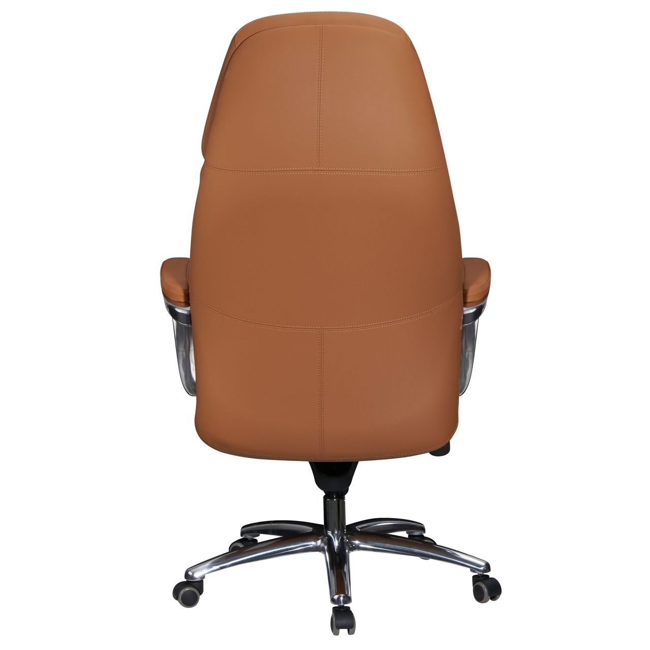 Amstyle Bürostuhl Echtleder Caramel 120 kg