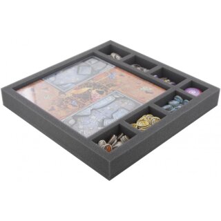 Feldherr 40 mm Schaumstoffeinlage mit 8 Fächern für Arcadia Quest - Spielplanteile