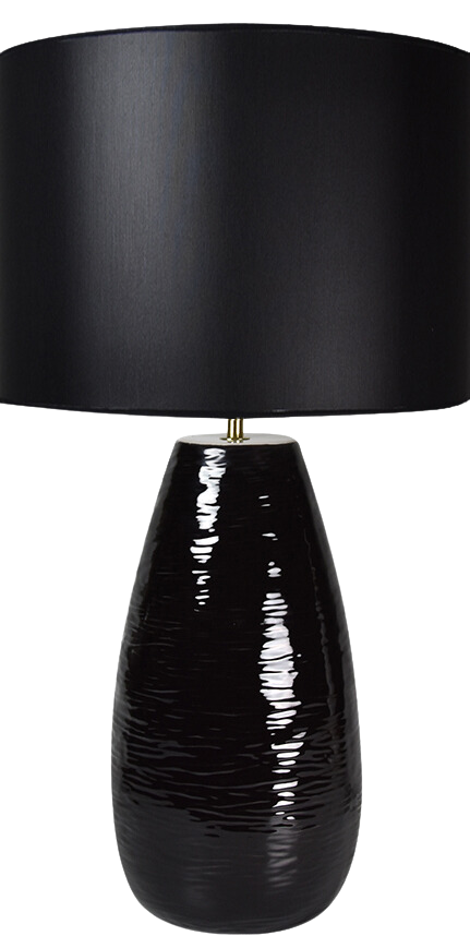 Tischleuchte Shiny Black