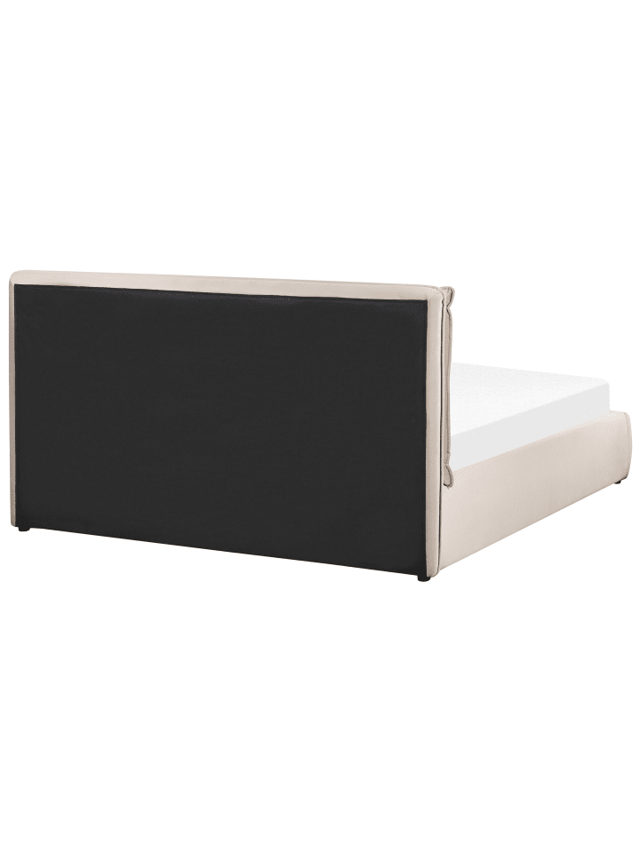 Beliani Doppelbett BAJONNA in Beige - (W) 183 x (H) 102 x (L) 235 cm günstig kaufen onesize