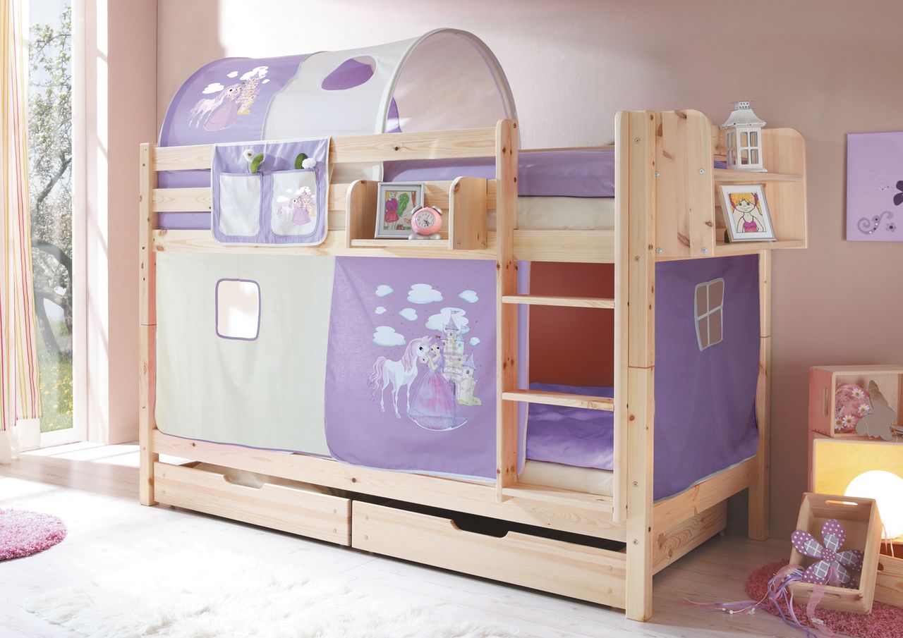 Ticaa Etagenbett Marcel Kiefer Horse (lila)