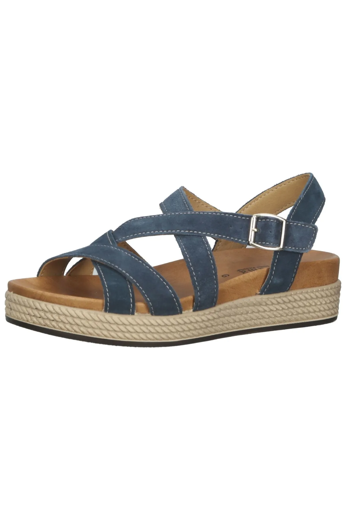 Bama  Sandalette - Blau - Flacher Absatz