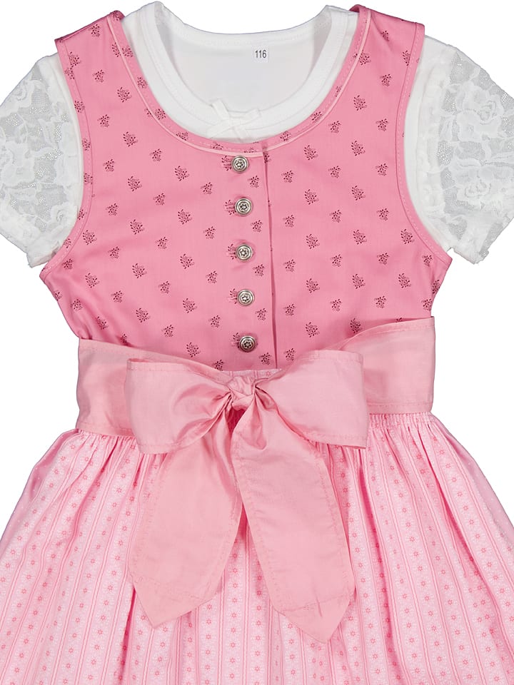Turi Landhaus Dirndl in Rosa günstig kaufen