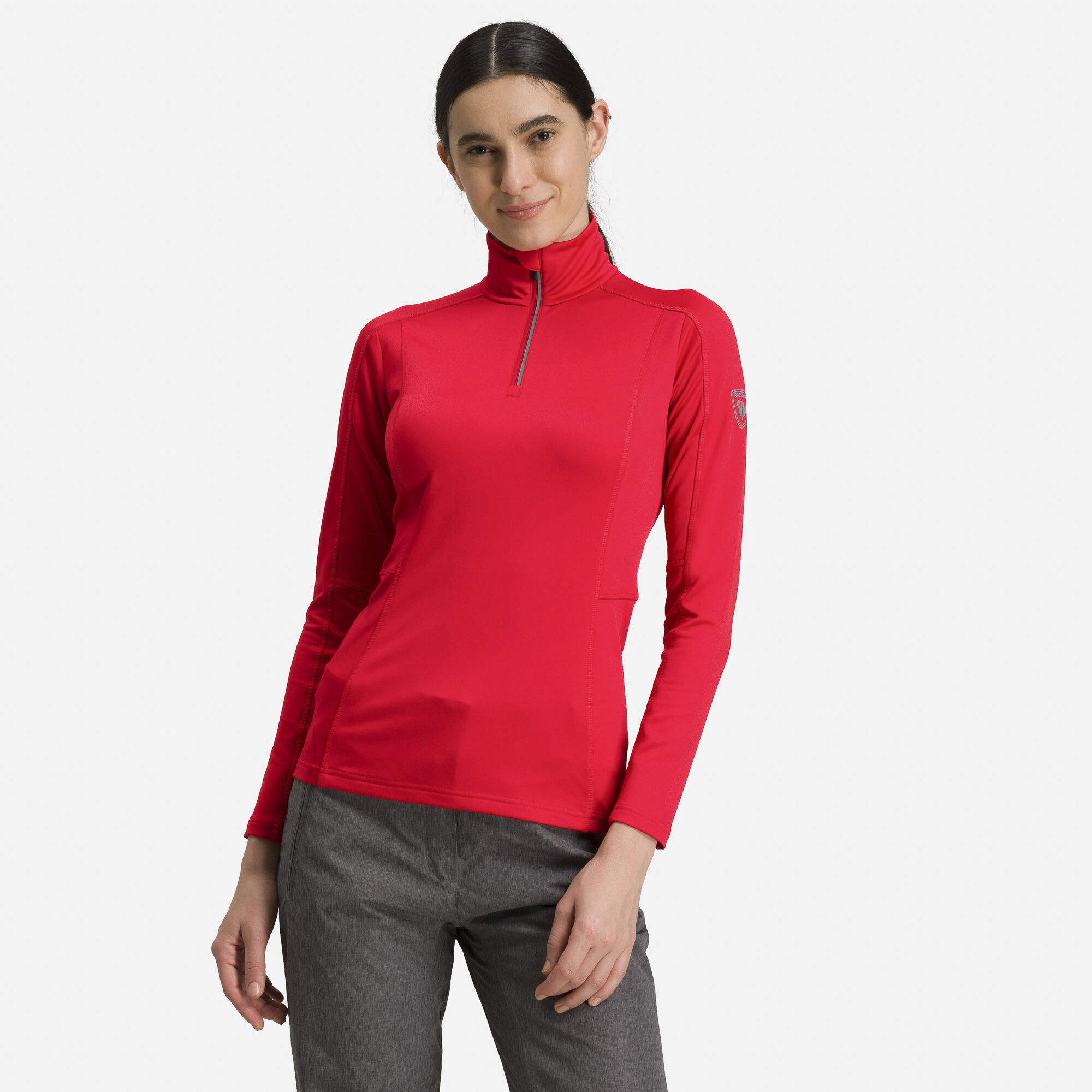 Sous-pull Classique demi-zip Femme
