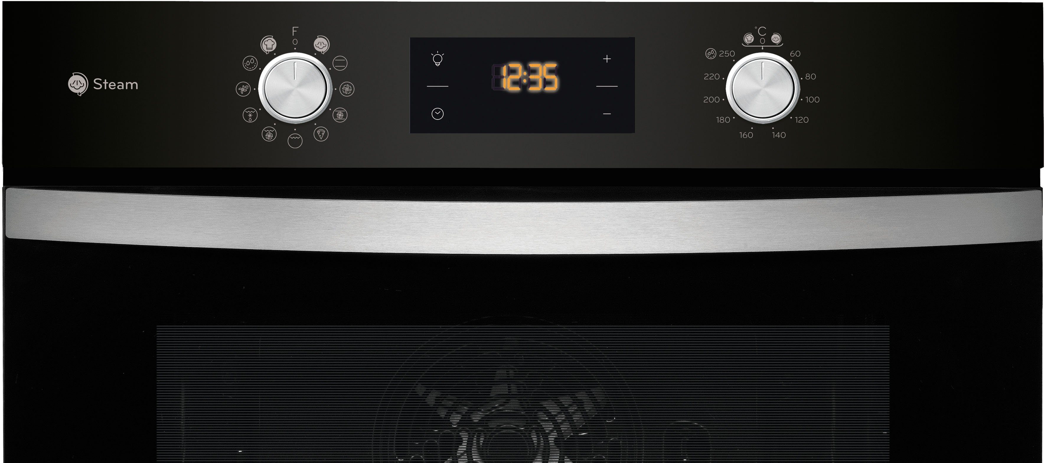 Privileg Backofen-Set BAKO Turn&Go Steam 500, mit Backauszug, Hydrolyse, Dampffunktion