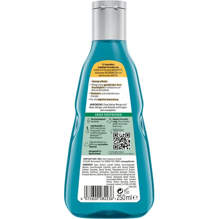 Men 3in1 Frische & Pflege Belebendes Shampoo