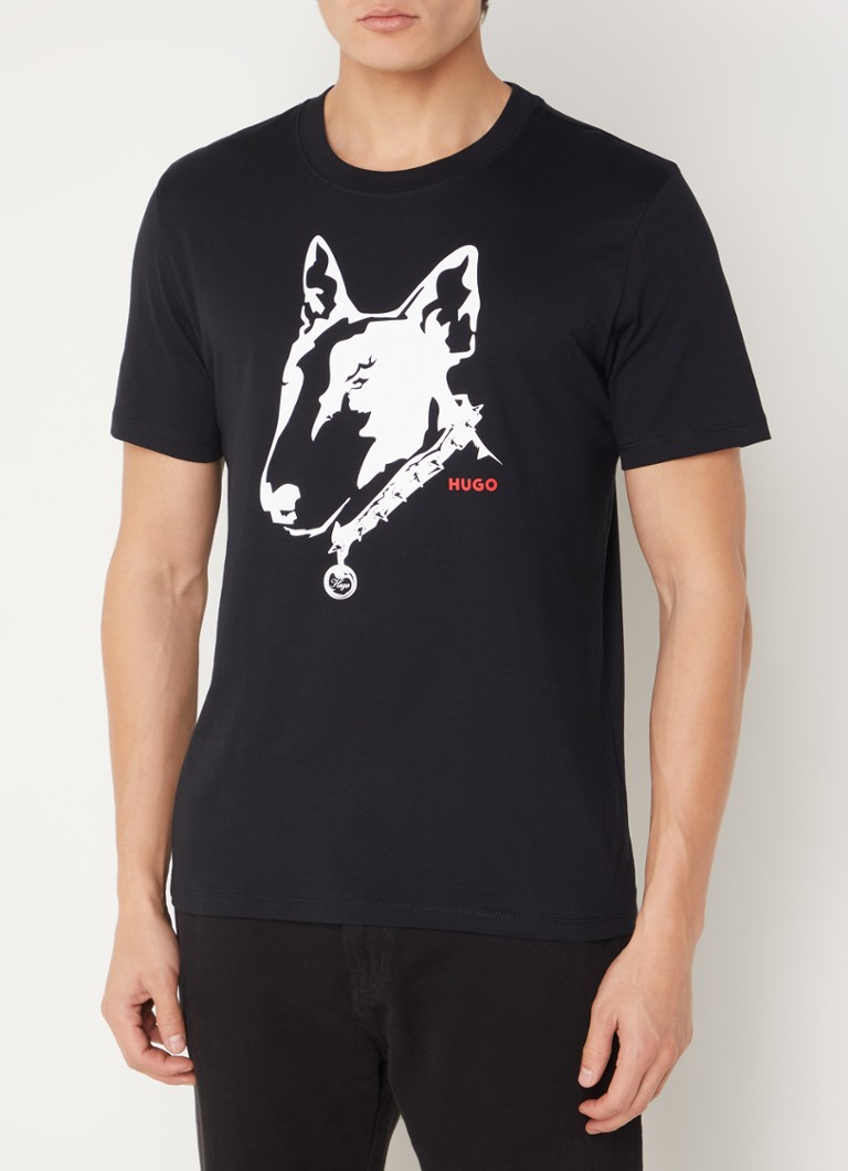 HUGO BOSS Dammock T-shirt with logo and print