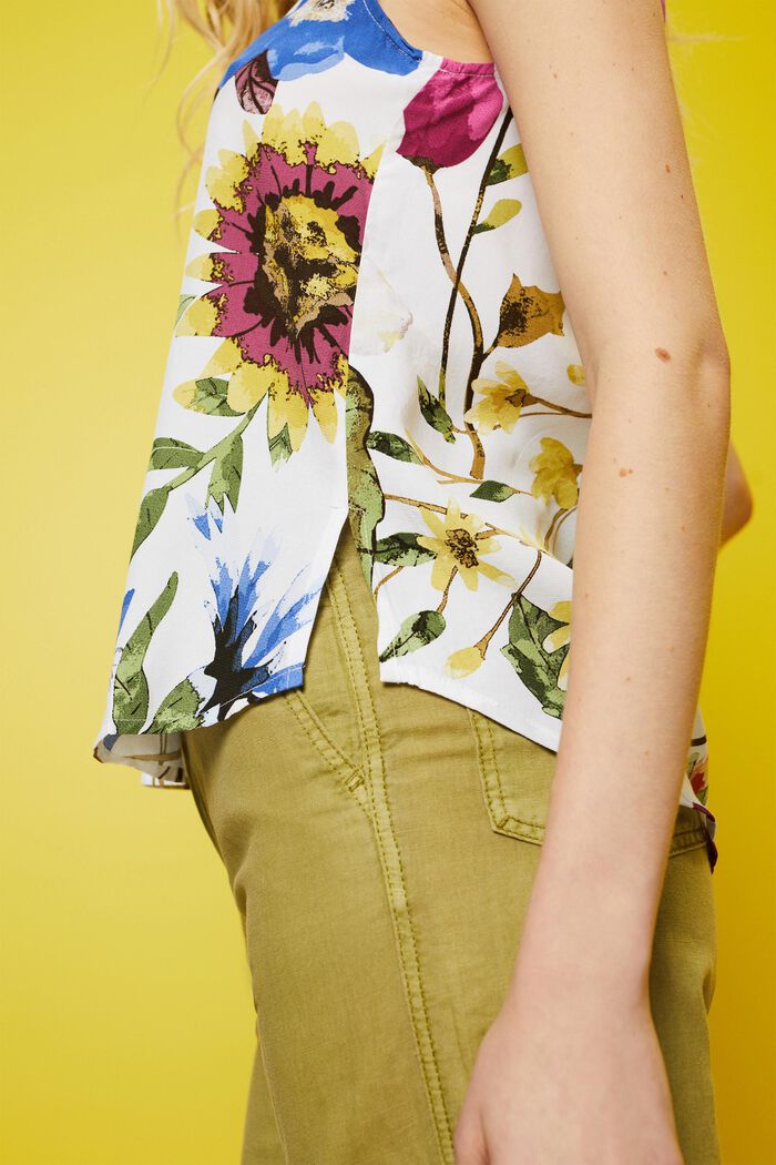Ärmellose Bluse, LENZING™ ECOVERO™