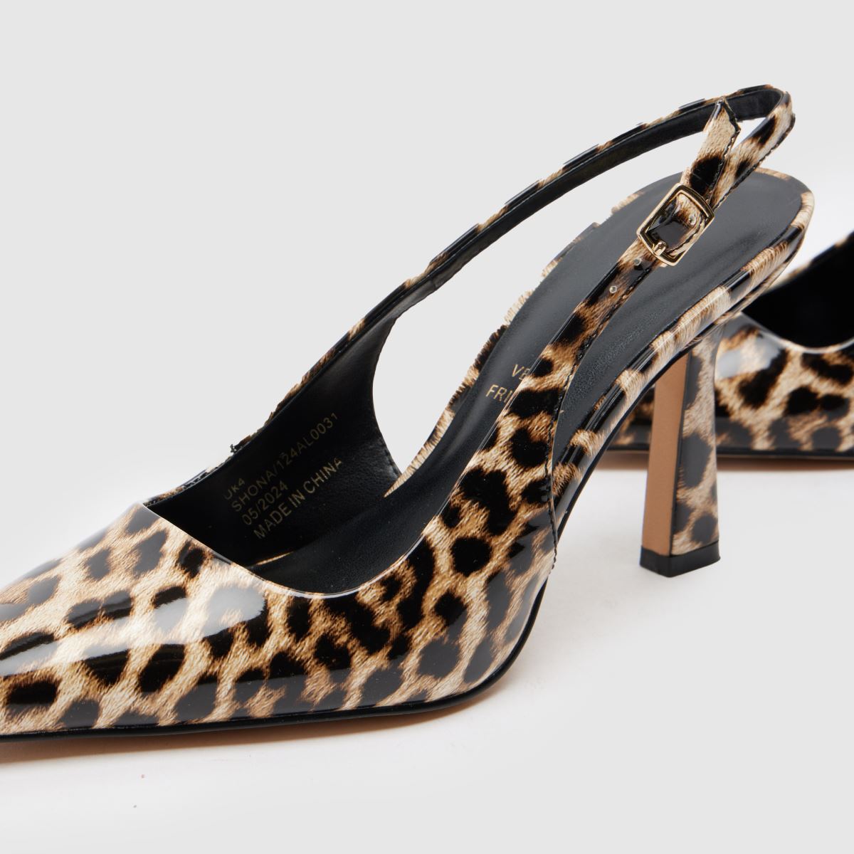 Schuh Shona Court – Beige och bruna höga klackar