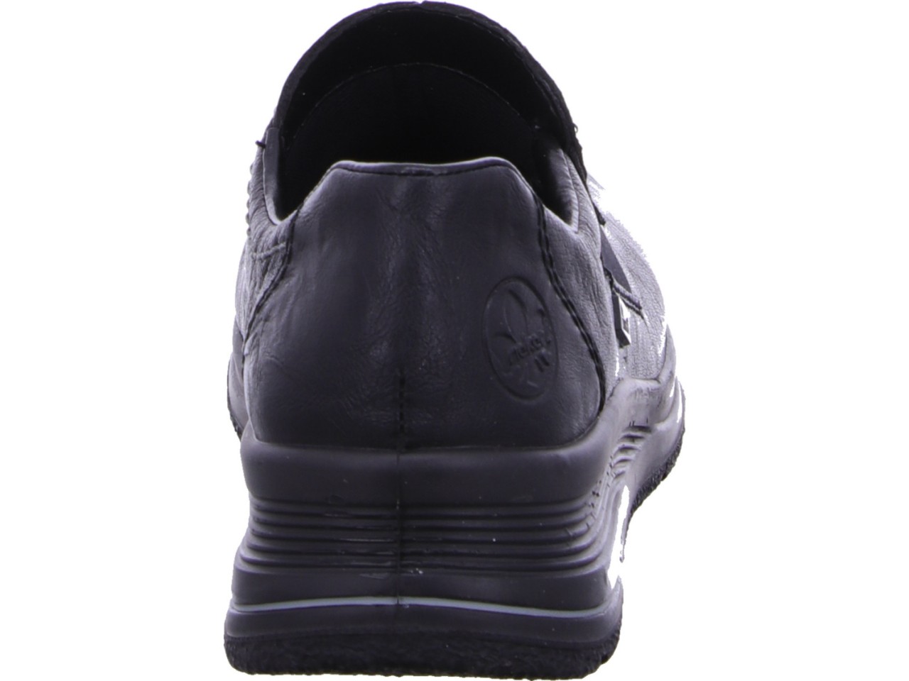 RIEKER Sportliche Slipper schwarz