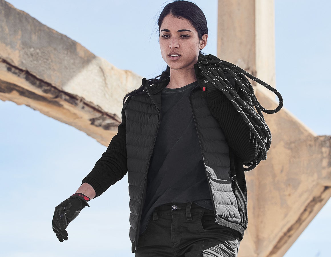 Hybrid Kapuzenstrickjacke e.s.motion ten, Damen