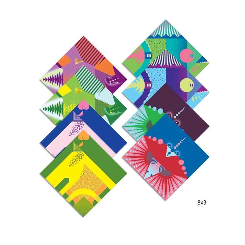 Origami facile dinosaures Djeco
