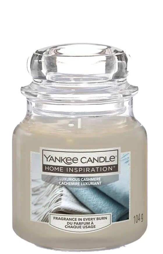 „Yankee Candle Home Inspiration“ žvakė „Luxurious Cashmere“ – maža