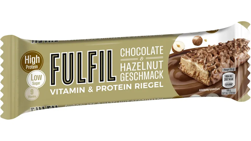 FULFIL Vitamin- und Protein-Riegel Chocolate und Hazelnut Geschmack 55 g