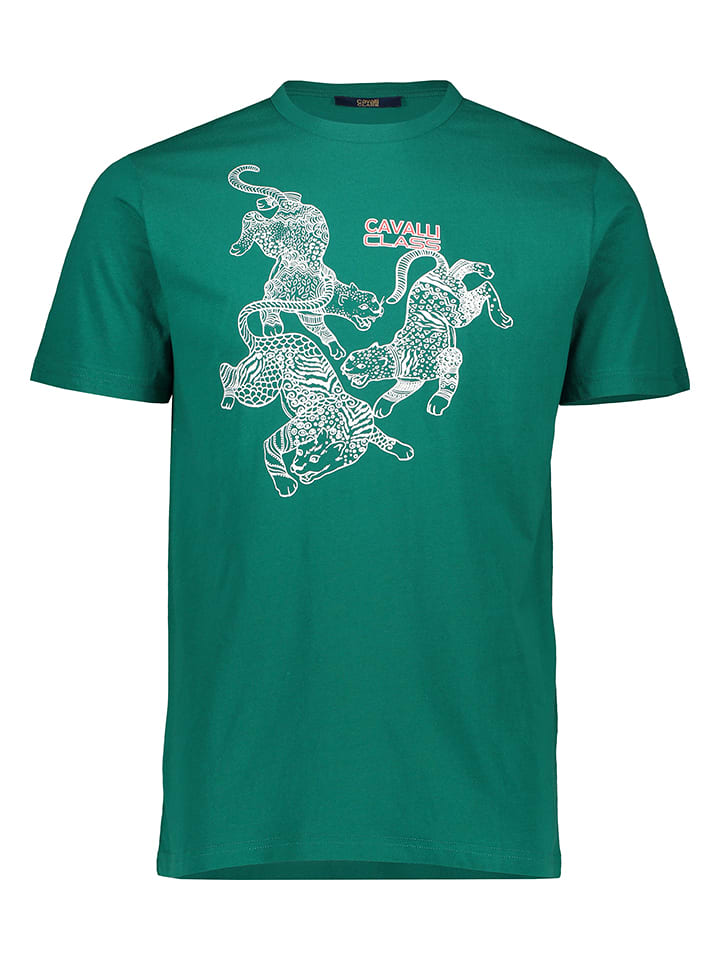 cavalli CLASS Shirt in Grün günstig kaufen