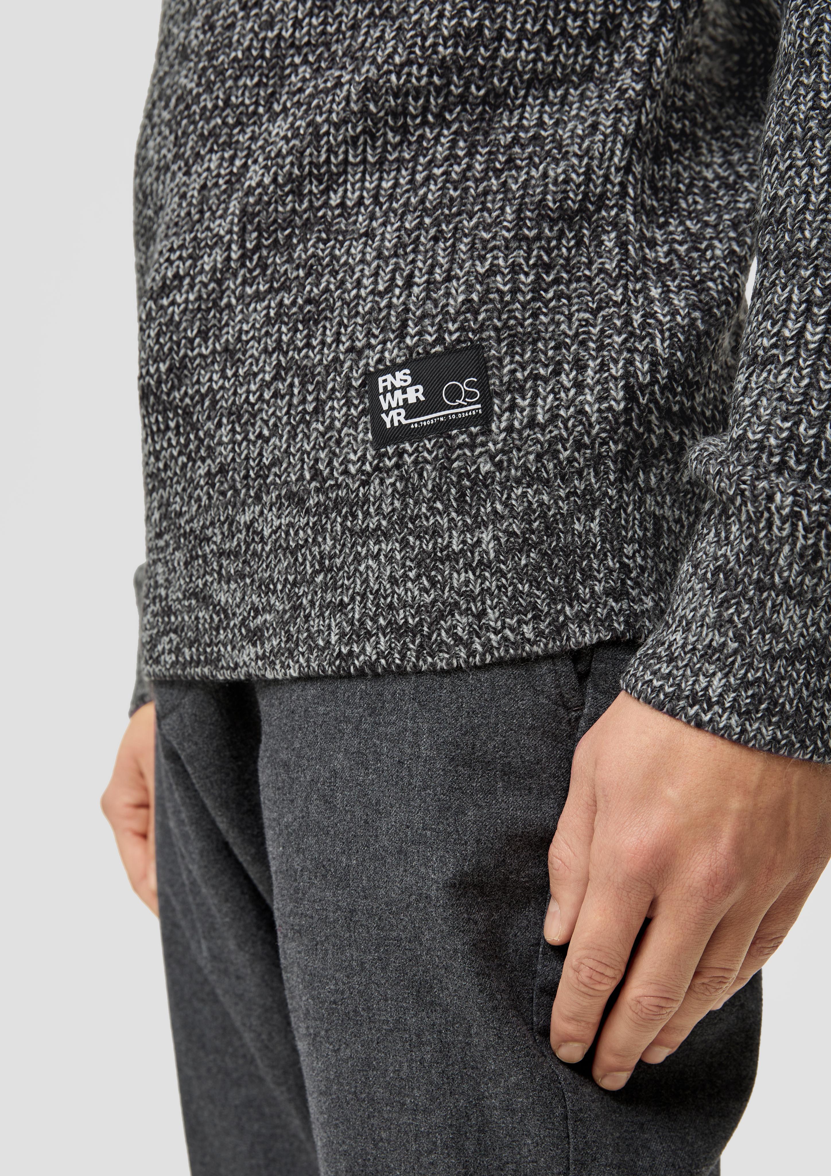Strickpullover mit Knopfleiste  2134609-99W0