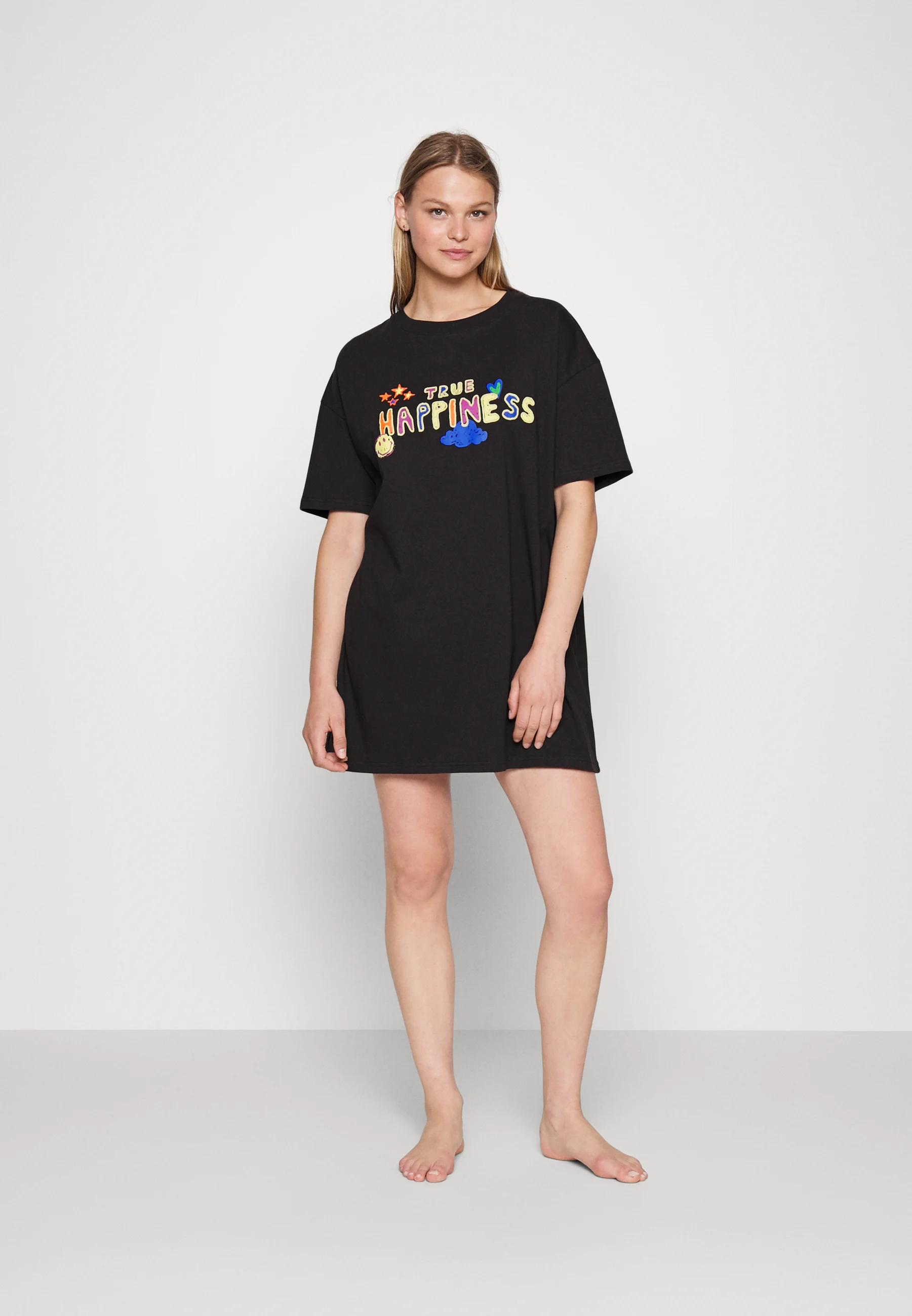 Camisón de algodón sobre el cuerpo