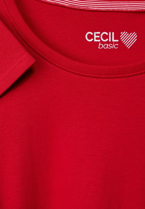 CECIL Basic Shirt mit Rundhals