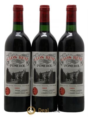 Clos René  1985 - Lot de 3 Bouteilles