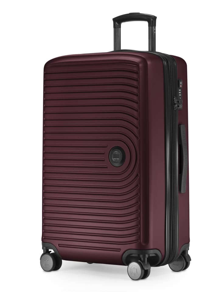 Hauptstadtkoffer Mitte - Mittelgroßer Hartschalenkoffer Koffer TSA, 68cm 88 L in Burgund günstig kaufen M