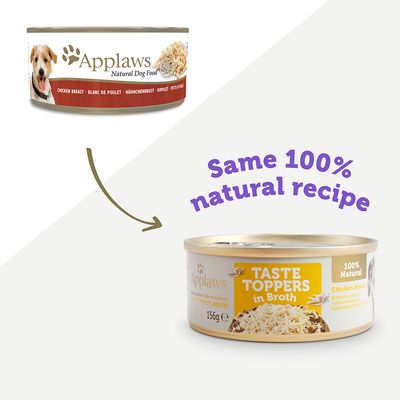 Sparpaket Applaws Taste Toppers in Brühe 24 x 156 g