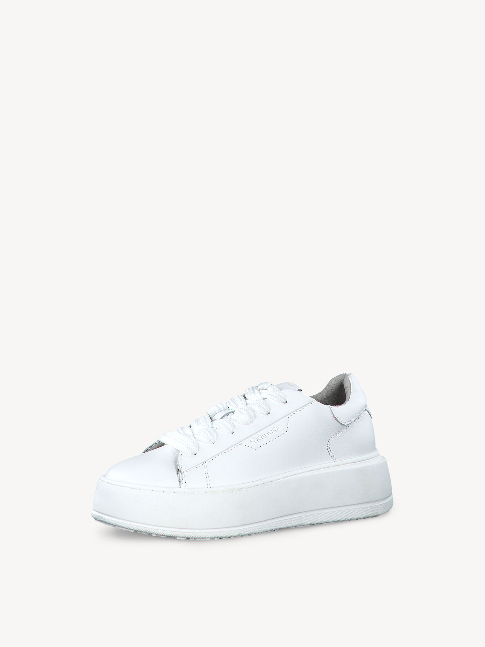 Basket en cuir - blanc
