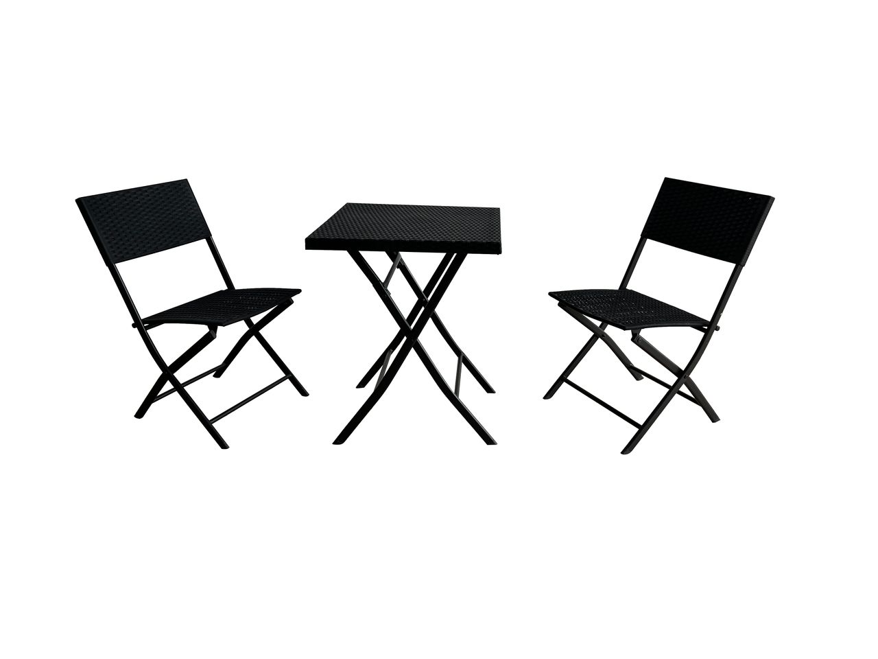 Happy Home Happy Home 3 tlg. Bistro Set HGE46-SCH schwarz