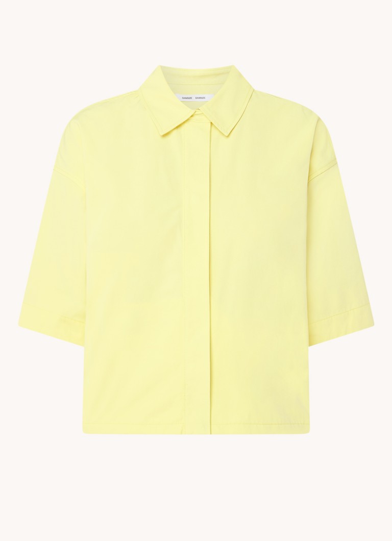 SAMSØE SAMSØE Salulu oversized μπλούζα με κορδόνι