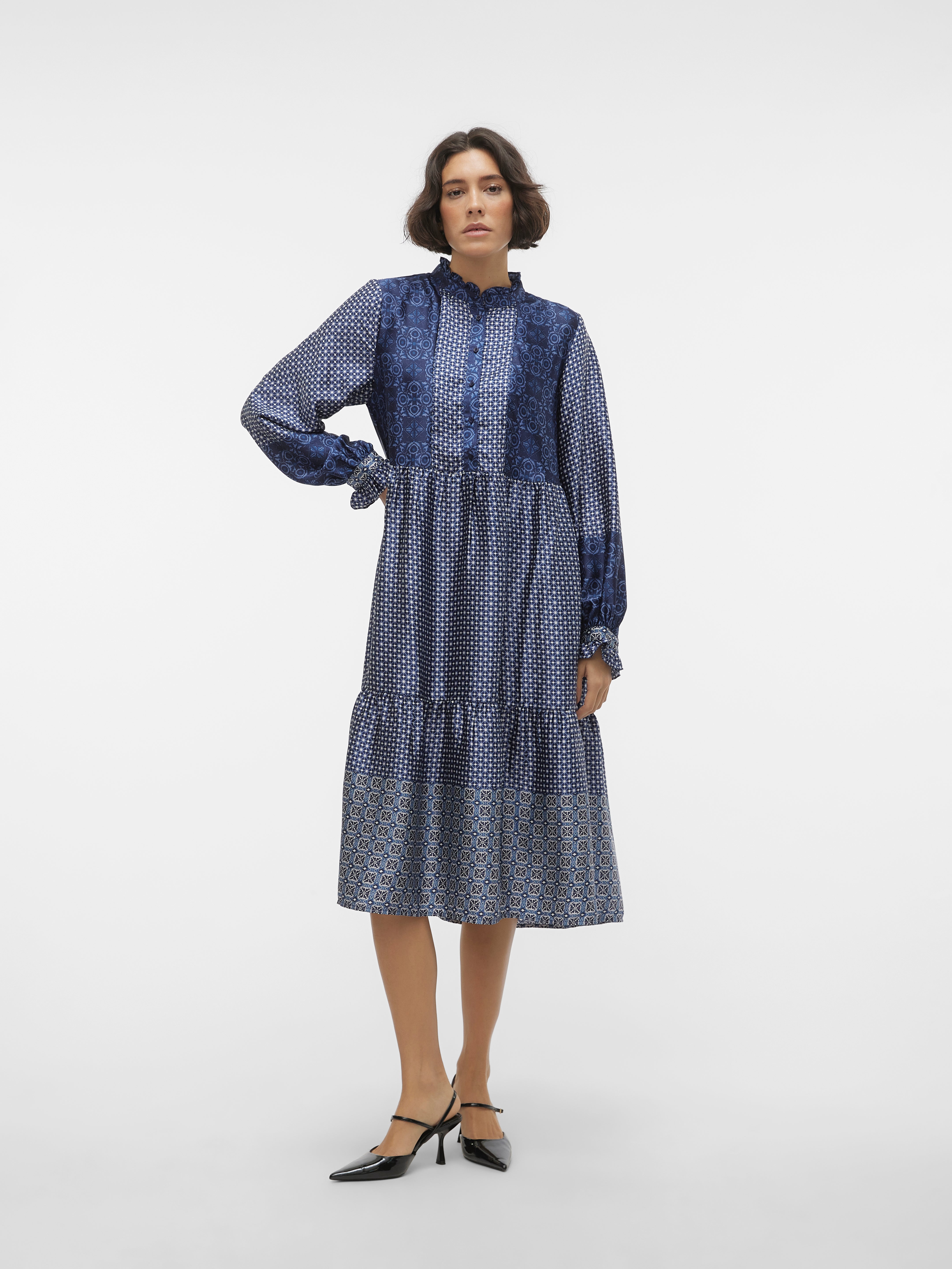 VMLEVI Langes Kleid