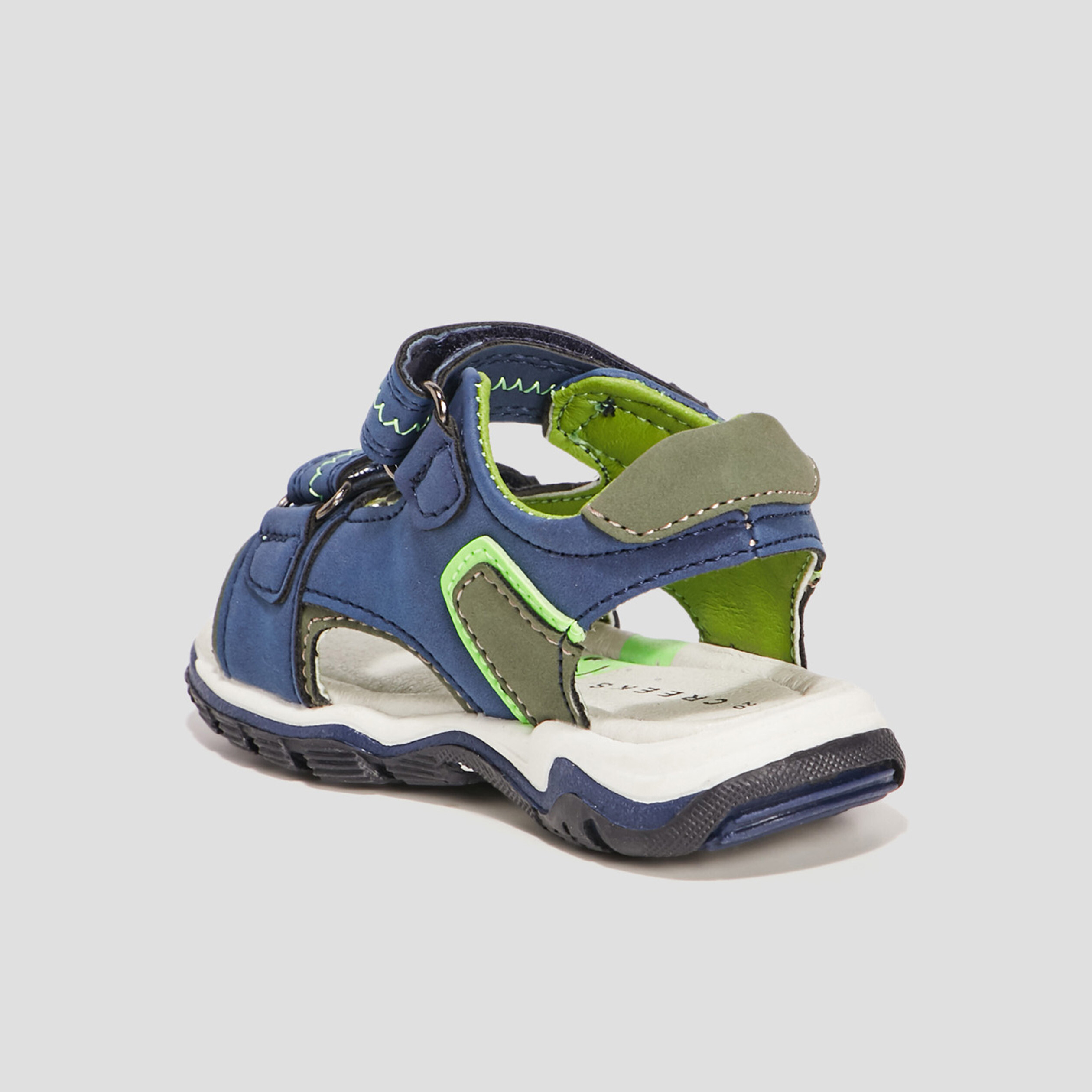 Sandales à scratchs Creeks bleu marine bébé garçon | La Halle