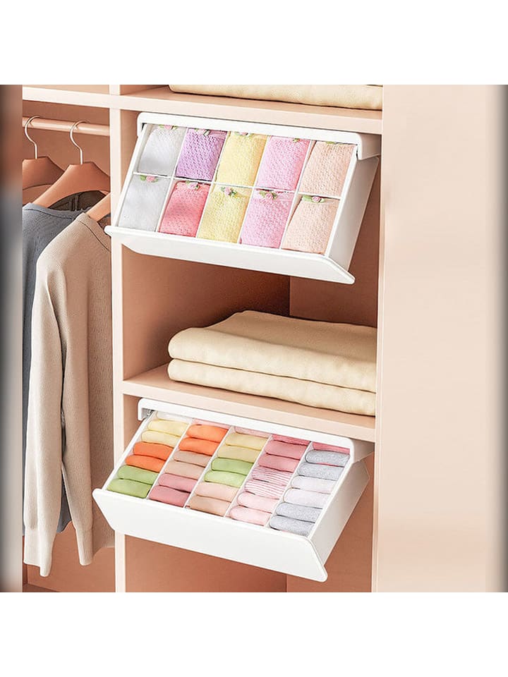 Joybos Wäsche-Organizer in Weiß - (B)36 x (H)8,5 x (T)18 cm günstig kaufen onesize