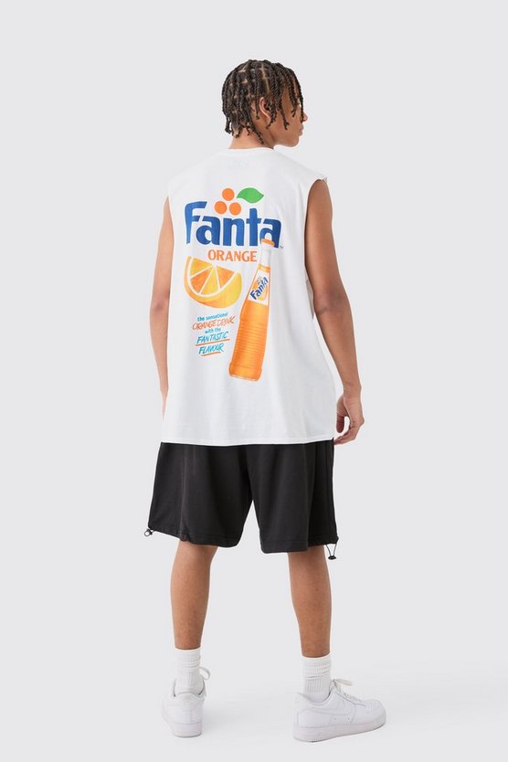 Oversize Tanktop mit lizenziertem Fanta Print