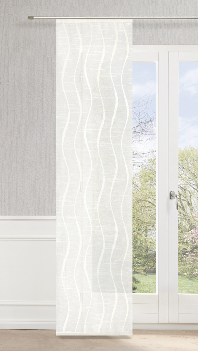 Neutex Schiebevorhang Soul-S Wollweiß 60 x 245 cm