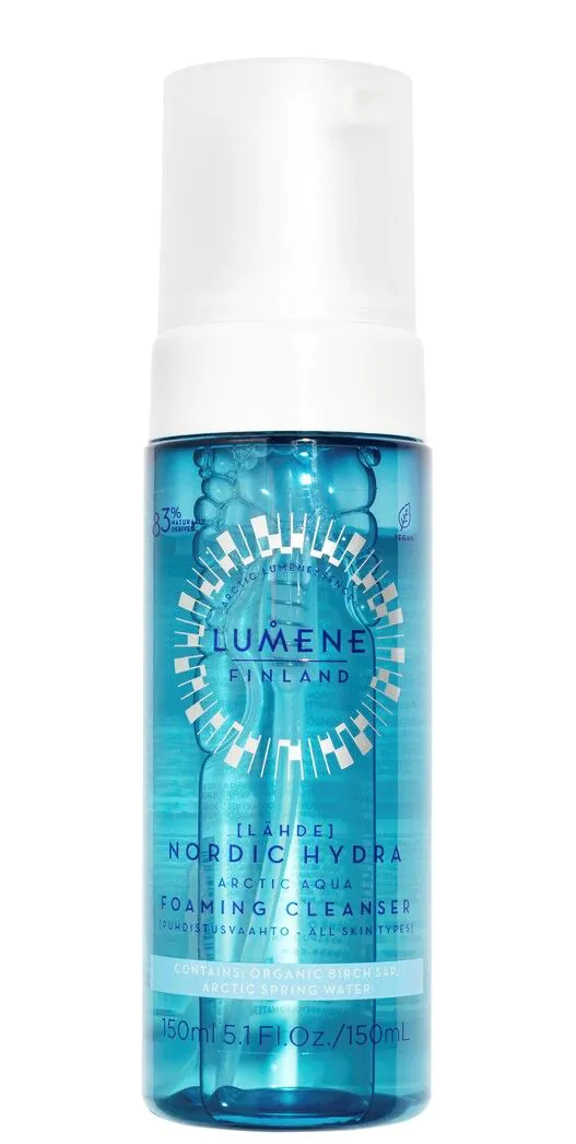 „Lumene Nordic Hydra“ drėkinamosios veido valomosios putos