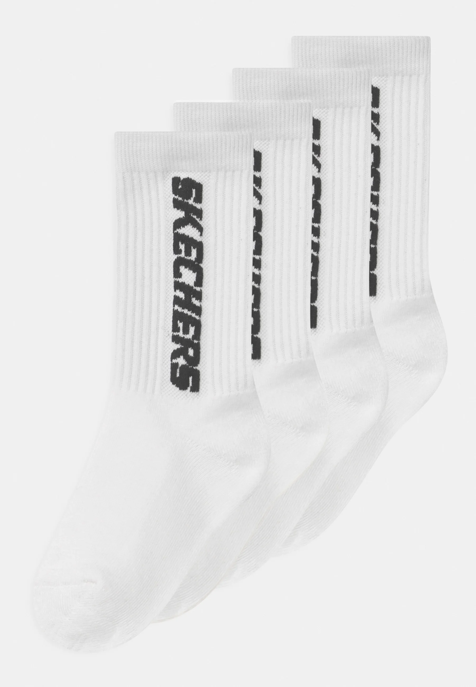 Calcetines de tenis acolchados para niña Skechers (paquete de 4) - Calcetines