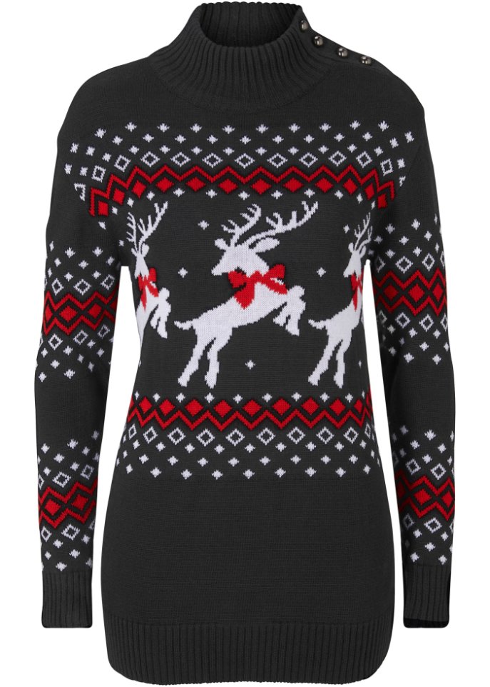Weihnachtspullover Rentier