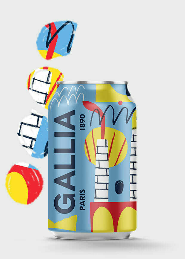 Gallia : IPA - Gueule de joie 0.5° |  33 cl