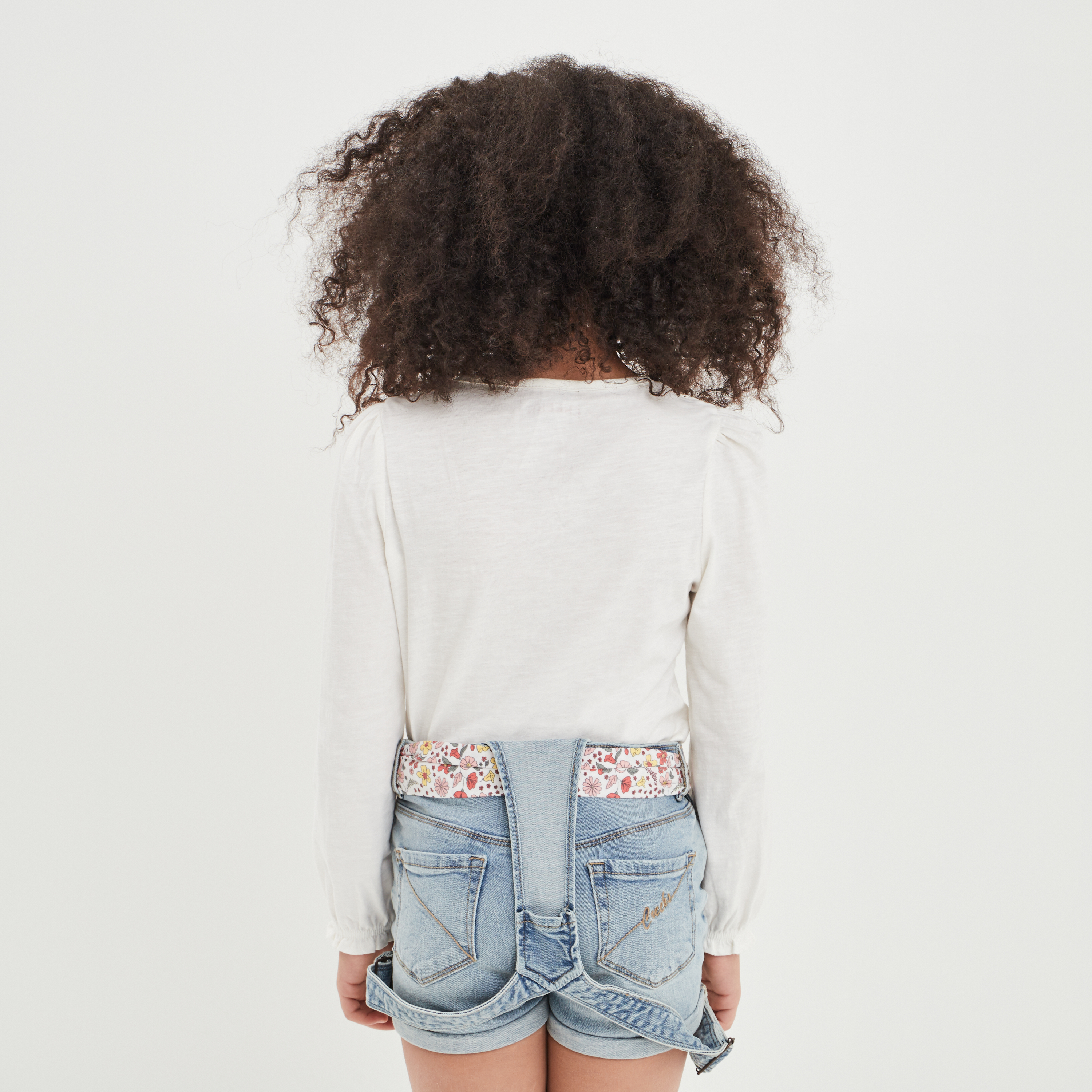 T-shirt avec broderie Creeks ivoire fille | La Halle